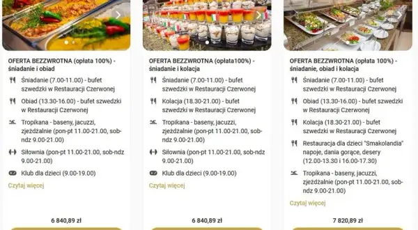 Ile kosztuje obiad w hotelu Gołębiewskim? Zaskakujące ceny i zniżki