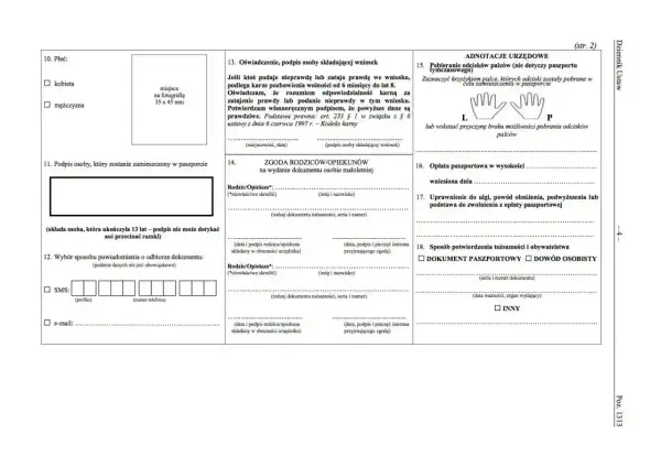 Formularz paszportowy, sekcja "Sposób potwierdzenia tożsamości i obywatelstwa" zawiera opcję "DOKUMENT PASZPORTOWY". Czy na Maltę potrzebny paszport? Tak.